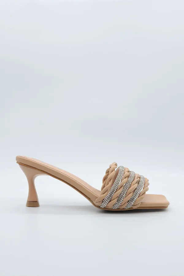Viny - Women's Braided Chain Heels
