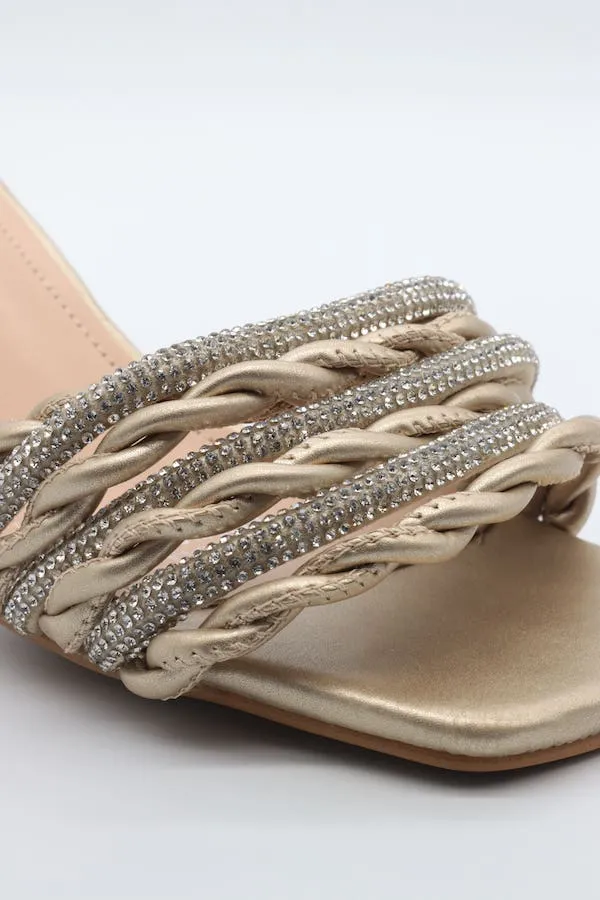Viny - Women's Braided Chain Heels