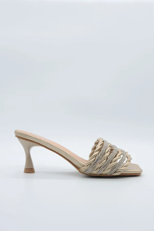 Viny - Women's Braided Chain Heels