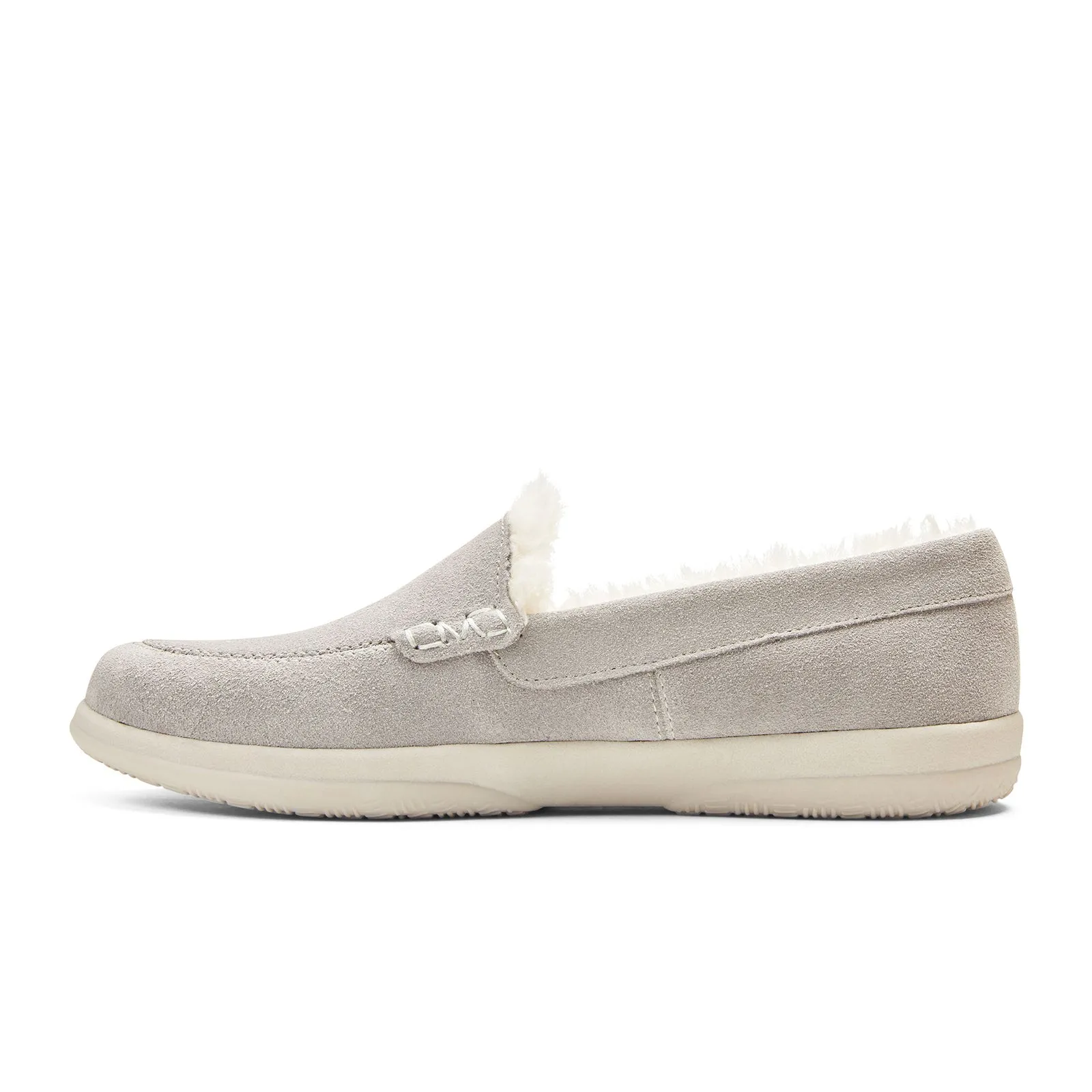 Vionic Lynez Slipper (Women) - Light Grey Suede