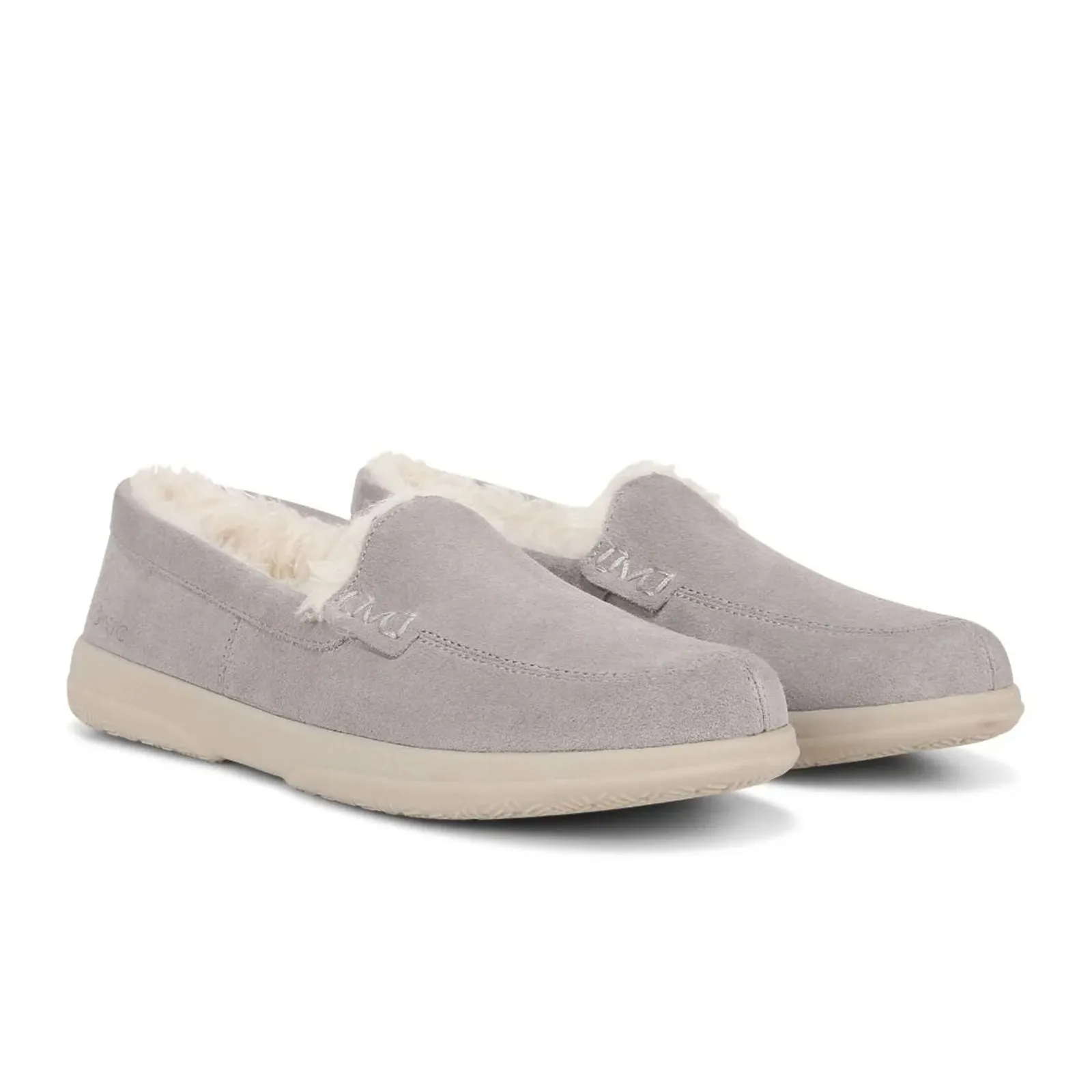 Vionic Lynez Slipper (Women) - Light Grey Suede