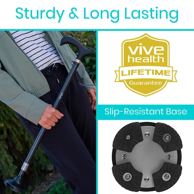 Vive Carbon Fiber Standing Cane