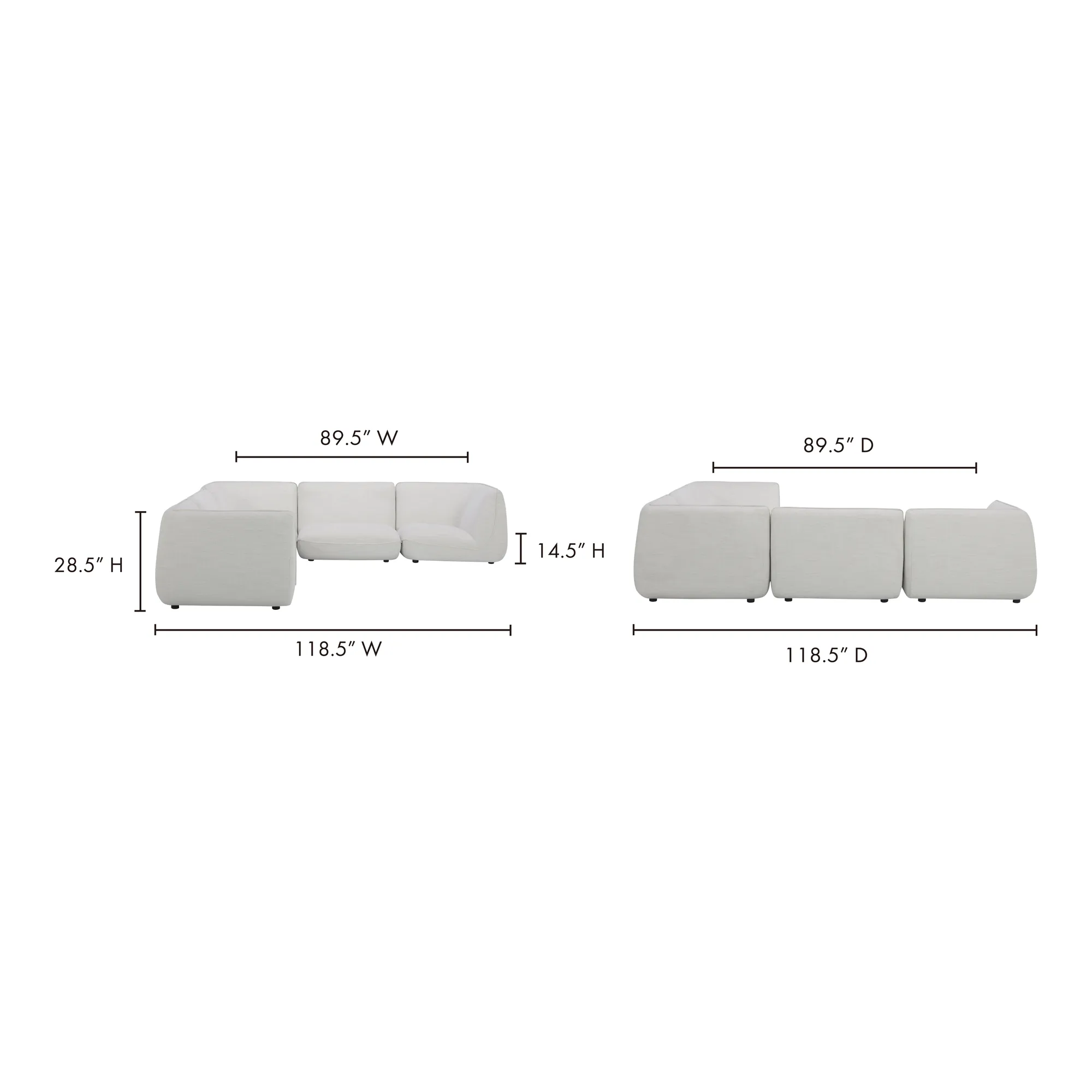 Voyager Modular Lounge Suite: A Timeless Retro-Futuristic Seating Solution
