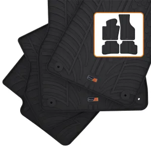 VW Passat Saloon Rubber Car Mats (2010-2015)