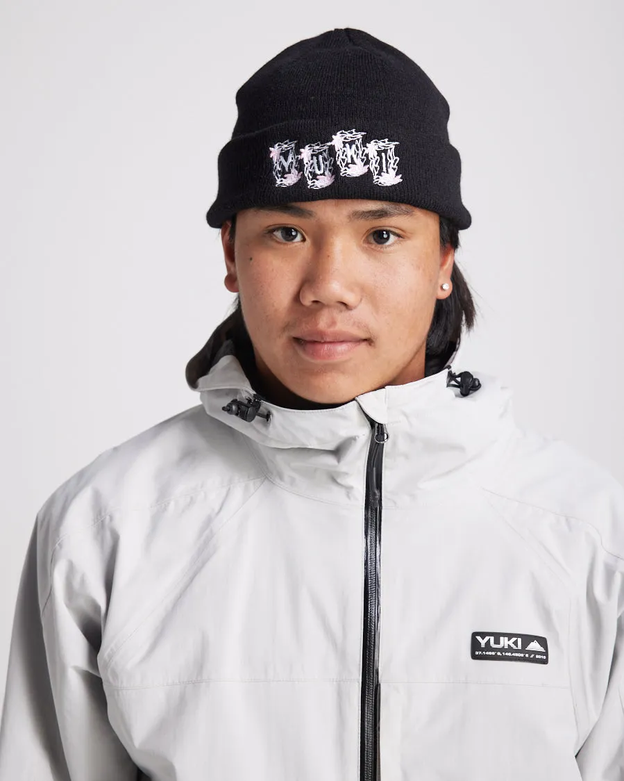 Warped Beanie Black