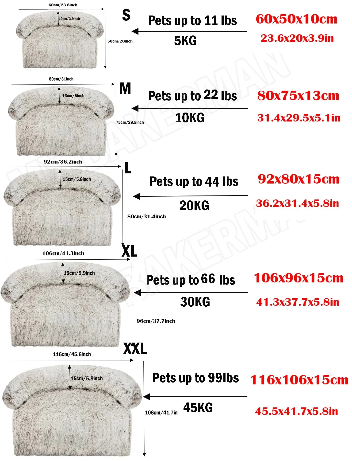 Washable Soft Bed for Pets