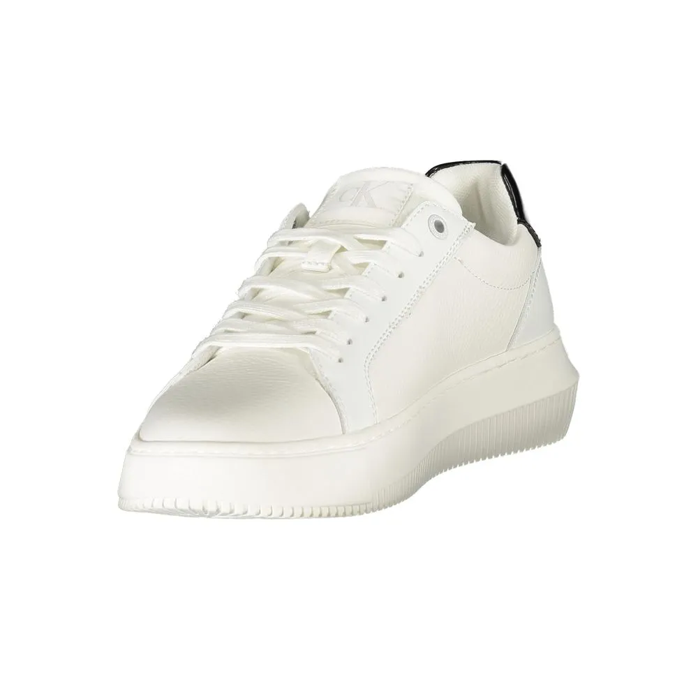 White Leather Women Sneaker