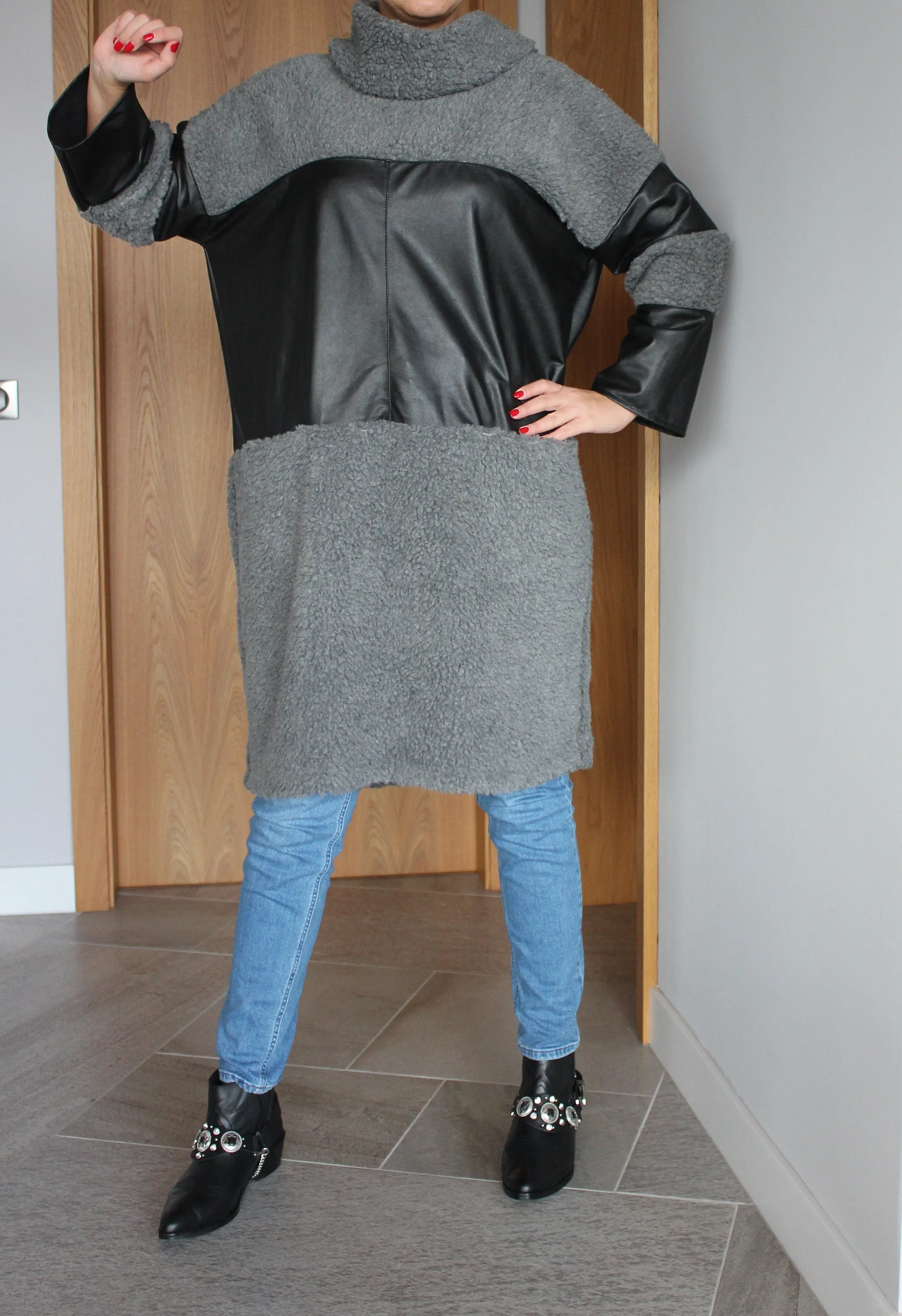 Winter Wool Dress, Wool Sweater Dress, Wool Jumper Dress, Avant Garde Clothing, Plus Size Clothing, Warm Dress, Wool Tunic, Cozy Sweater