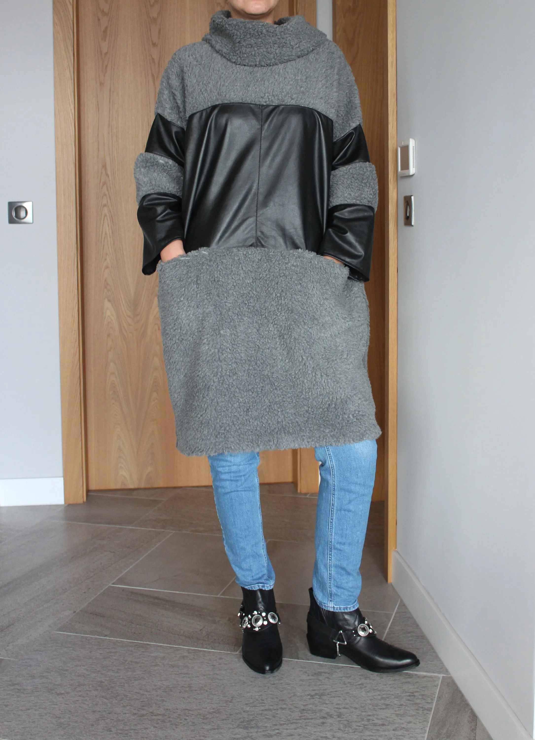 Winter Wool Dress, Wool Sweater Dress, Wool Jumper Dress, Avant Garde Clothing, Plus Size Clothing, Warm Dress, Wool Tunic, Cozy Sweater