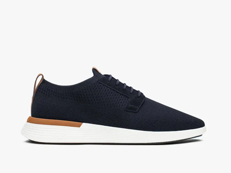 Wolf And Shepherd Swift Knit Derby in Navy