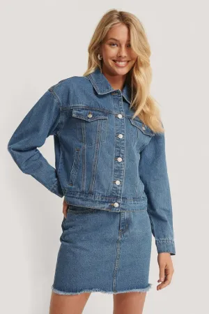 Women Blue Solid Jacket