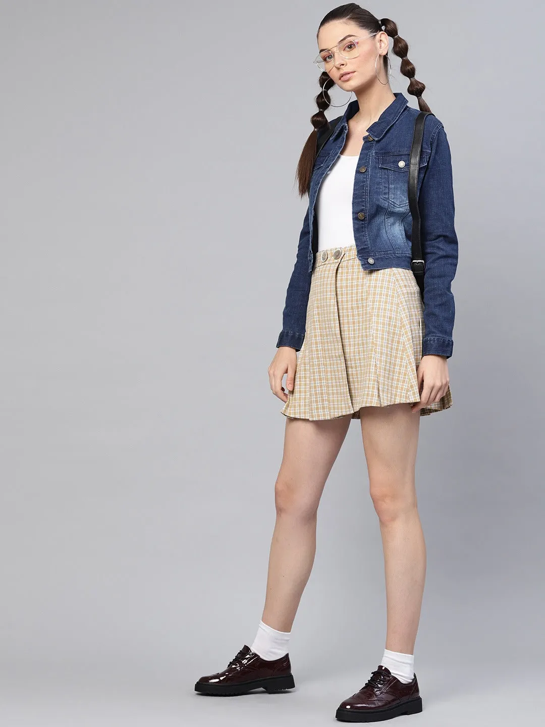 Women Dark Blue Solid Jacket