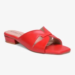 Women Redish Flats-SF2507