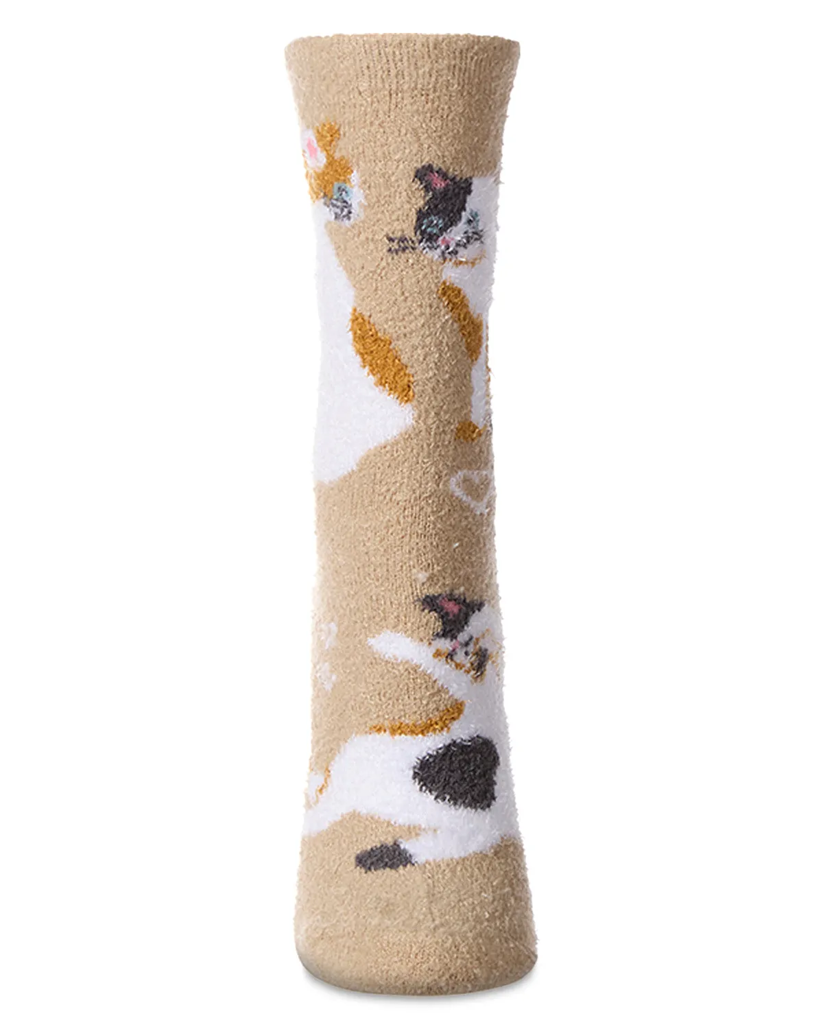Women's Cat Themed SuperSoft Cozy Crew Sock