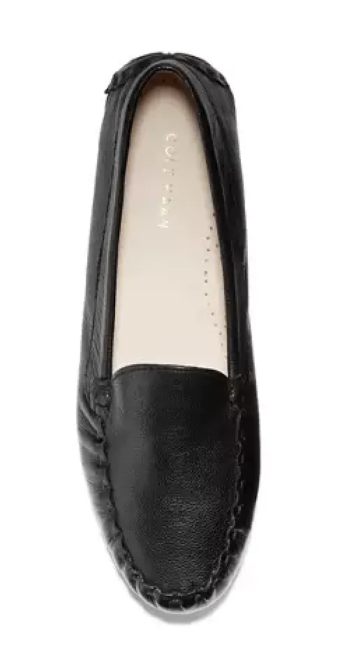 WOMEN'S COLE HAAN EVELYN DRIVER | BLACK LEATHER