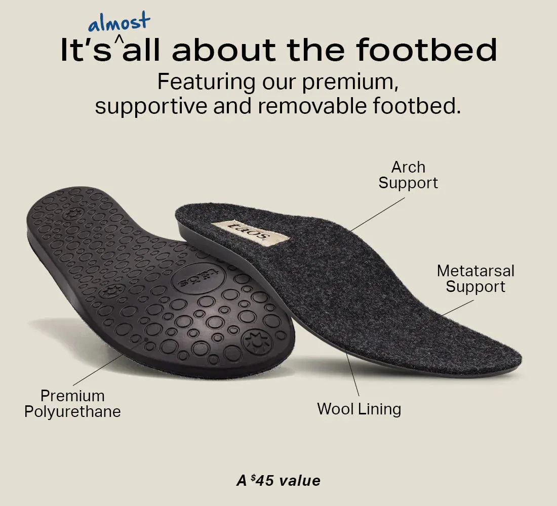 WOMEN'S TAOS CONVERTAWOOL | CHARCOAL