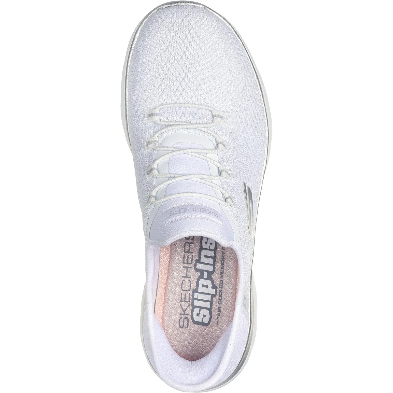 Women's Wide Fit Skechers 150123 Slip-ins Summits Diamond Dream Sneaker