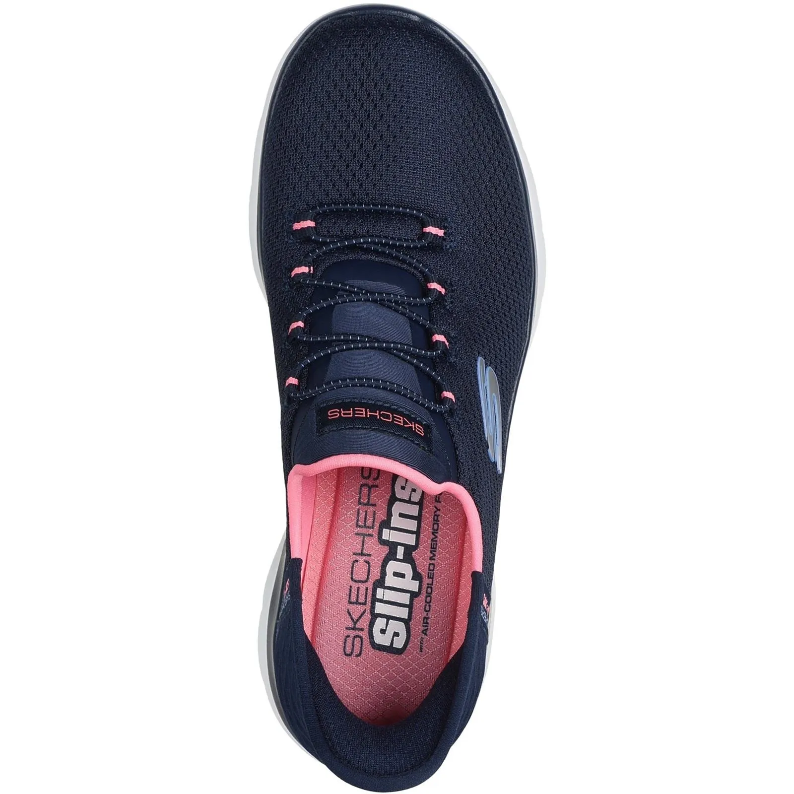 Women's Wide Fit Skechers 150123 Slip-ins Summits Diamond Dream Sneaker