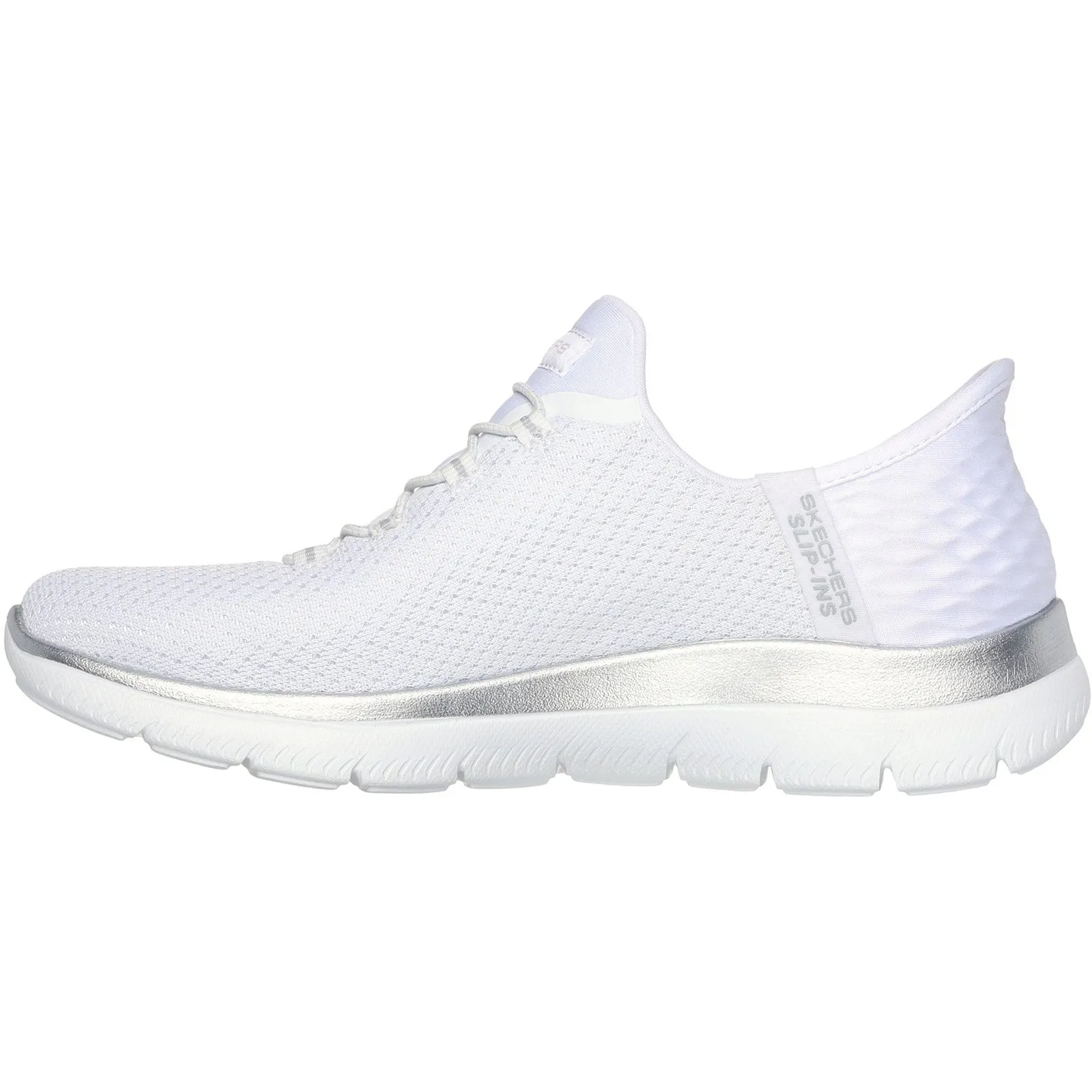Women's Wide Fit Skechers 150123 Slip-ins Summits Diamond Dream Sneaker