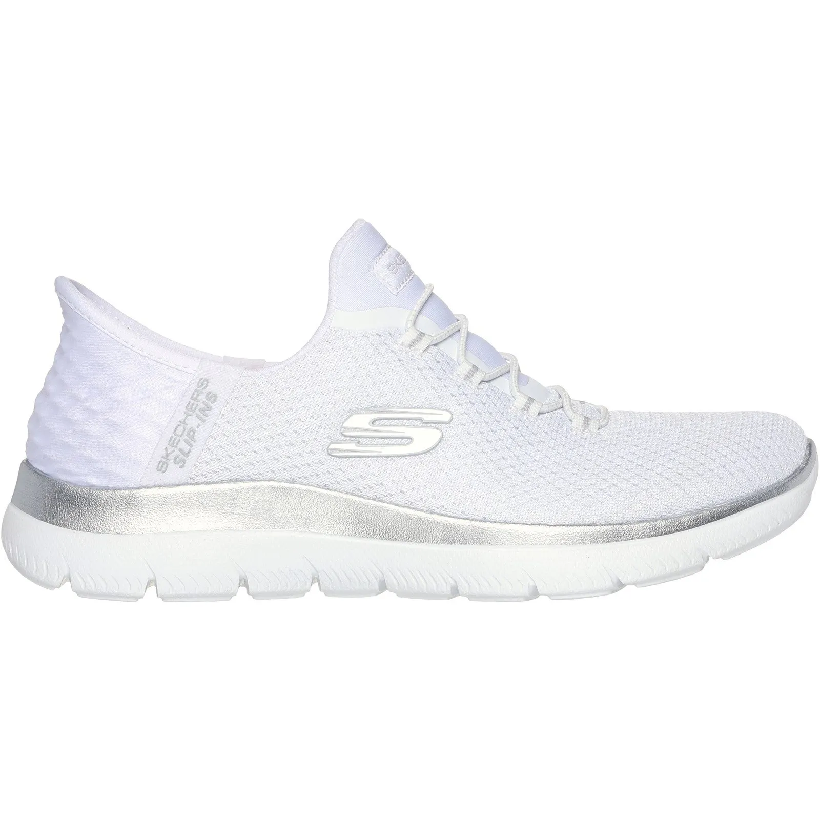 Women's Wide Fit Skechers 150123 Slip-ins Summits Diamond Dream Sneaker