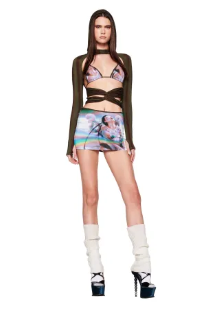 XARINA TWO PIECE TOP - ARTIST PRINT