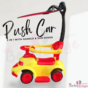 Yellow Tolo Push Car Stylish Durable Baby Car Packed with Fun & Adventure